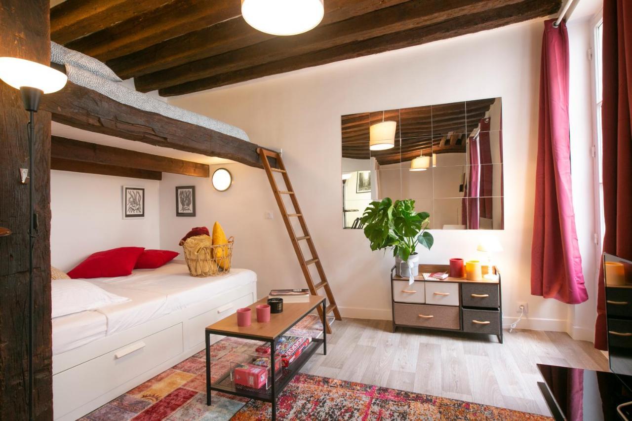 Authentic Apartment In Center Of Parisian Marais 외부 사진