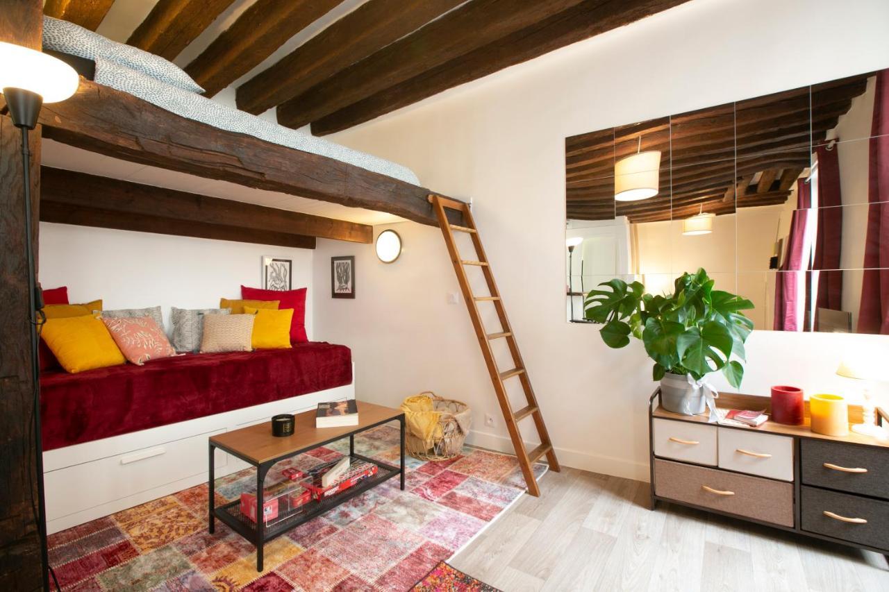Authentic Apartment In Center Of Parisian Marais 외부 사진