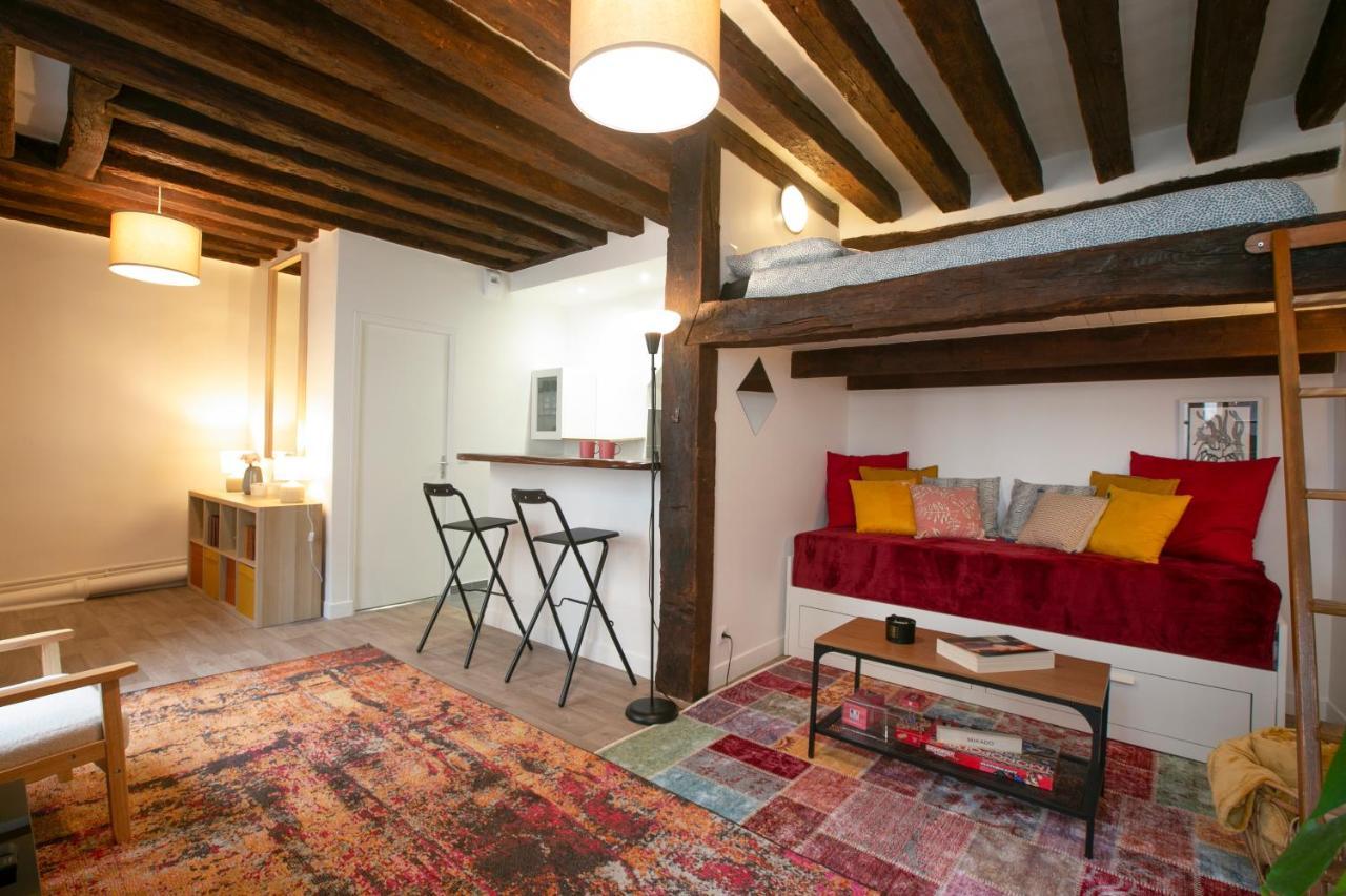 Authentic Apartment In Center Of Parisian Marais 외부 사진