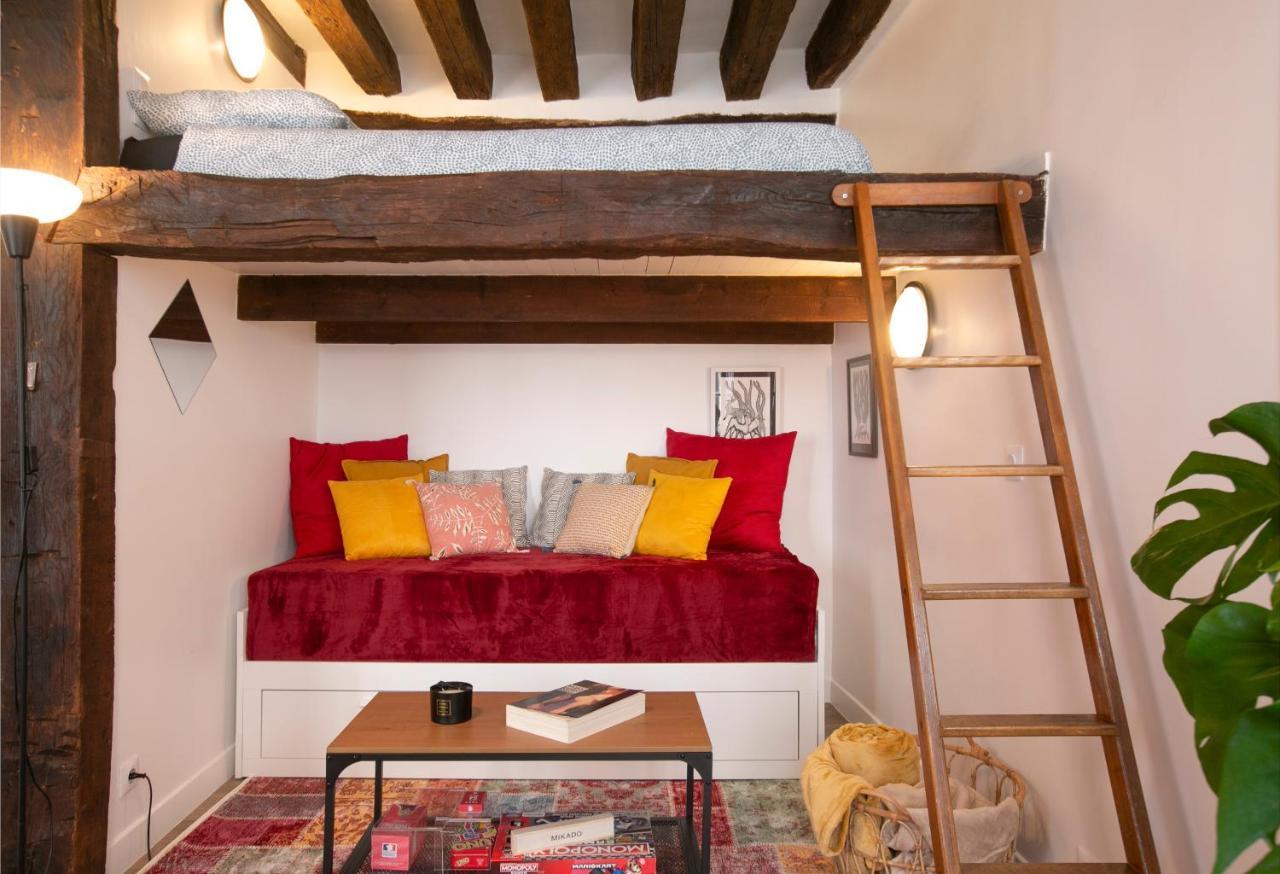 Authentic Apartment In Center Of Parisian Marais 외부 사진