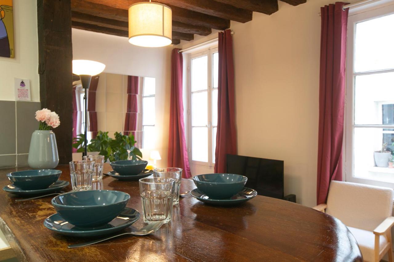 Authentic Apartment In Center Of Parisian Marais 외부 사진